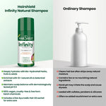 Load image into Gallery viewer, Hairshield Infinity Natural Shampoo | 30ml + FREE 3ml Hair Oil Sachet | Infused with Olive, Argan, Chamomile, Aloe Vera & Macadamia Oils | pH 5.5 | Paraben-Free | Pack of 4