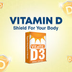 Load image into Gallery viewer, VitalFit D3 Softgels(1x4 Capsules) - Boost Vitamin D3 Levels for Bone Health and Immune Support(Pack of 2)