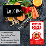 Load image into Gallery viewer, Vitalfit Red Lycopene Lutein Zinc Chromium Softgels | Anti Oxidant Supplement | Supports Cardiac, Bone, Vision & Skin Health | For Men and Women(Pack of 1)