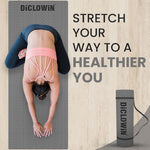 Load image into Gallery viewer, DiCLOWiN Yoga Mat | 6mm, Anti Slip, Extra Grip | Storage Strap Included | Exercise, Stretch, Rest &amp; Yoga For Men, Women, Children, Elderly
