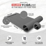 Load image into Gallery viewer, DiCLOWiN Yoga Mat | 6mm, Anti Slip, Extra Grip | Storage Strap Included | Exercise, Stretch, Rest &amp; Yoga For Men, Women, Children, Elderly
