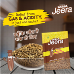 Load image into Gallery viewer, Larla Jeera Sachet 5g | Fast Relief from Acidity, Heartburn, Acid Reflux, Nausea, Gas, &amp; Bloating | Made with Asli Desi Jeera | Pack of 30 x 5g Sachets (30 Sachet, Jeera)
