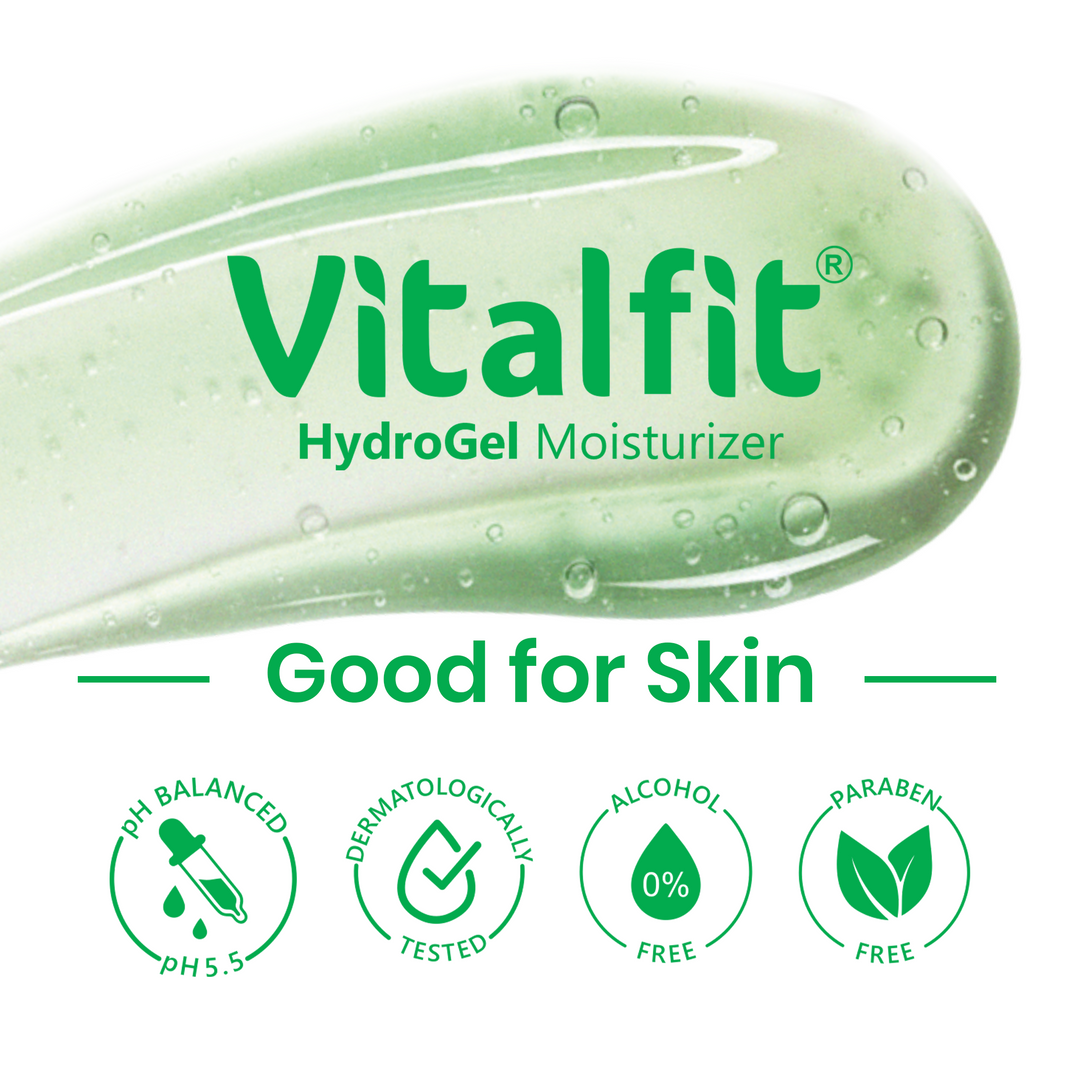Ectoin HydroGel Moisturizer | Lightweight Hydrating Gel for Sensitive & Dry Skin | With Aloe Vera, Vitamin E & Glycerine | Strengthens Skin Barrier | Non-Sticky | 75ml