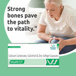 Load image into Gallery viewer, Vitalfit CT Calcium Carbonate Zinc Vitamin D Softgels | Multimineral Support for Cardiac, Bone &amp; Heart Health | For Men and Women
