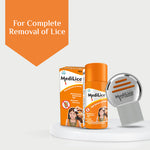 Load image into Gallery viewer, MediLice Complete Lice Eradication Kit | 1 Bottle of 30ml Lice Formula and 1 Terminator Comb | Single Application to Remove Nits &amp; Eggs | Suitable for Babies, Men &amp; Women
