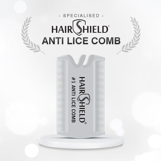 Hairshield Lice Specialist Hair Comb (Pack of 4)  Hairshield Lice Specialist Hair Comb for Men, Women & Kids | Made from High Quality Clear material with No Color Added