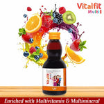 Load image into Gallery viewer, Vitalfit Multi Syrup | Boost Immunity | Power House of Multi-Vitamins, Multi-Minerals, Antioxidant | 200ml Bottle|(Pack of 2)
