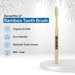 Load image into Gallery viewer, Orasore Bamboo Toothbrush Pack of 4 | Eco-Friendly, Biodegradable, Soft Bristles | Sustainable Oral Hygiene
