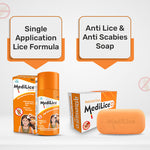 Load image into Gallery viewer, Medilice Lice &amp; Scabies Combo | Anti Lice Lotion 30ml + Medicated Soap 75g | Suitable For All Skin Types of Men &amp; Women | Trusted Brand Since 1998
