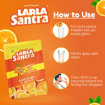 Load image into Gallery viewer, Larla Santra Instant Relief Sachets | Quick Relief from Gas, Acidity &amp; Indigestion | Orange Flavour Ayurvedic Solution | Pack of 30 x 5g Sachets (30 Sachet, Orange)
