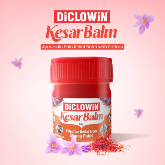 DiCLOWiN Kesar Balm &  Ortho Roll On Combo