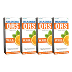 Load image into Gallery viewer, Orasore ORS Ready to Drink Oral Rehydration Solution | Vital Electrolytes for Instant Hydration | Helps Restore Fluids Lost Due to Heat, Sweating, Loose Motion &amp; Vomiting | WHO Formula | Orange Flavour (Pack of 4)