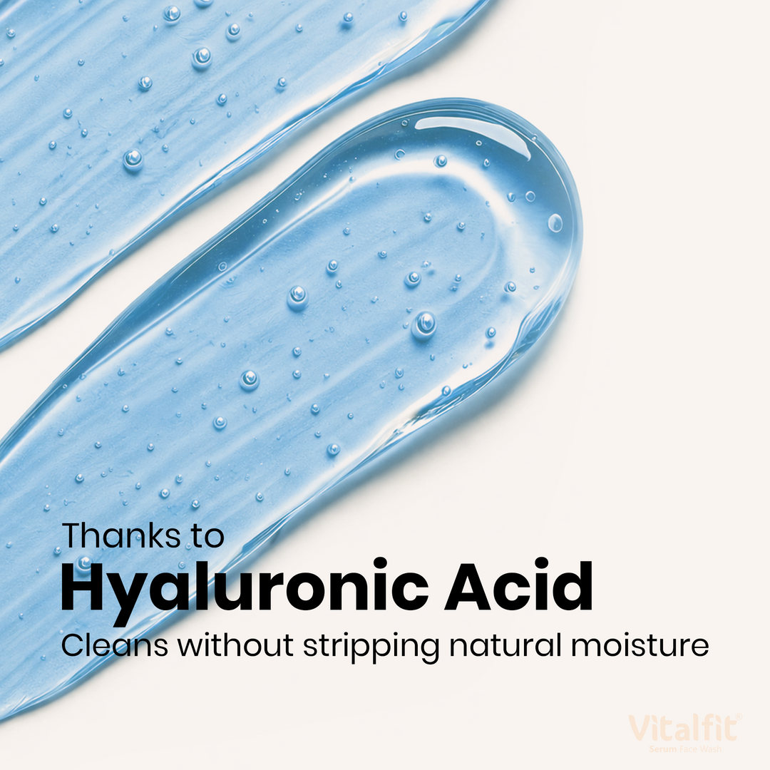 Vitamin C Serum Face Wash | Brightening Cleanser with Glycolic Acid, Hyaluronic Acid & Niacinamide | With Lemon & Kiwi Extracts | For Glowing & Even Skin Tone | pH Balanced | 75ml