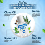 Load image into Gallery viewer, Orasore Clear Mouthwash 100ml Kills Bad Breath &amp; Stops Tooth Decay | 100% Ayurvedic with 12 Ingredients including Miswak, Clove Oil, Tulsi | No Colors | No Alcohol | Suitable for Men, Women, Children (Pack of 2)