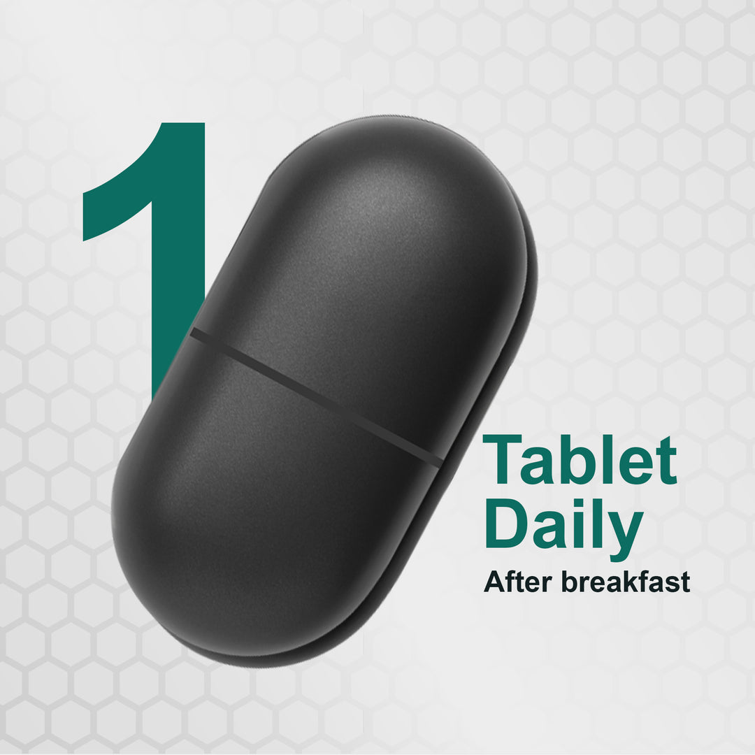 Hairshield Biotin+ Tablets with Rosemary, Green Tea, Lycopene, Pumpkin Seed | 100% RDA Biotin | Reduces Hairfall & Supports Healthy Skin, Hair & Nails | Vegetarian 60 Tablets