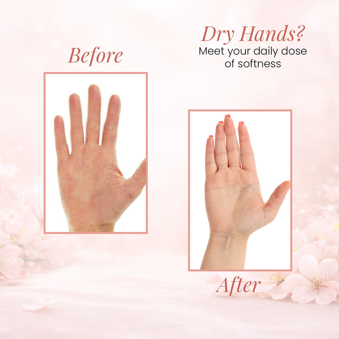 Handeez Hand Cream Japanese Cherry Blossom 50g | Deep Nourishing & Non-Greasy Hand Moisturizer | Soft, Smooth & Luminous Hands | Paraben-Free Daily Care