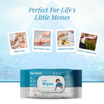 Load image into Gallery viewer, Handeez Baby Wipes with 99% Pure Water | Vitamin E &amp; Aloe Vera | Unscented &amp; Ultra Soft for Sensitive Skin | Free from Sulphates, Parabens &amp; Alcohol 72 Count (Pack of 2)
