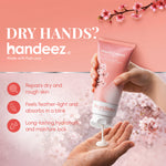 Load image into Gallery viewer, Handeez Hand Cream Japanese Cherry Blossom 50g | Deep Nourishing &amp; Non-Greasy Hand Moisturizer | Soft, Smooth &amp; Luminous Hands | Paraben-Free Daily Care