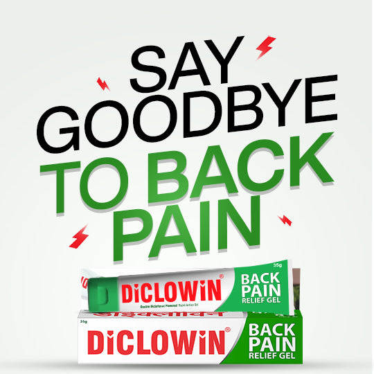 DiCLOWiN Knee Oil(60ml) & Back Pain Relief Gel Combo