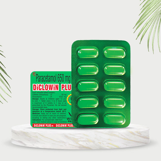 DiCLOWiN Plus PR (Pack of 10) | Effective Pain Relief Tablet