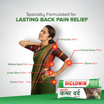 Load image into Gallery viewer, DiCLOWiN Back Pain Relief Gel (Pack of 2) | Quattro-formulation | Non-Staining, Non-Burning | Clincally Proven for Rapid Relief &amp; Long Lasting Cooling Sensation
