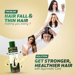 Load image into Gallery viewer, Hairshield Infinity Hair Ayurvedic Oil with 21 Herbs including Bhringraj, Henna, Amla, Neem | 8 Natural Oils | Promotes Hair Growth, Stops Hairfall, Reduces Breakage &amp; Split Ends, Removes Dandruff | 100ml(Pack of 2)
