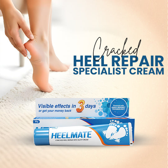 Heelmate Cracked Heel Repair (Pack Of 2)  Specialist Cream Ointment | Made with AquaMagnet Technology and 8 Powerful Ingredients | 3 Days Results Guaranteed