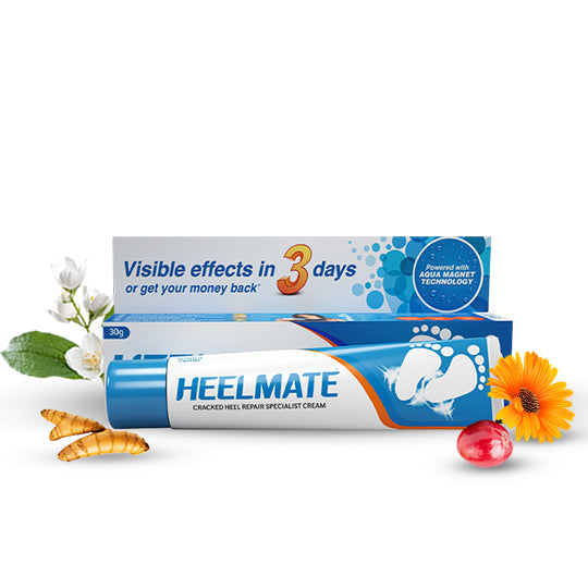 Heelmate Cracked Heel Repair (Pack Of 2)  Specialist Cream Ointment | Made with AquaMagnet Technology and 8 Powerful Ingredients | 3 Days Results Guaranteed