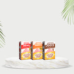 Load image into Gallery viewer, Larla Super 6 Combo Pack | Natural Digestive Powder | Quick Relief from Gas, Acidity &amp; Indigestion | Jeera, Santra &amp; Hing Each Flavour 6 x 5g Sachets | Tasty &amp; Effective | (Pack of 3)
