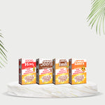 Load image into Gallery viewer, Larla Super 6 Combo Pack | Natural Digestive Powder | Quick Relief from Gas, Acidity &amp; Indigestion | Jeera, Santra, Hing &amp; Imli Each Flavour 6 x 5g Sachets | Tasty &amp; Effective | (Pack of 4)
