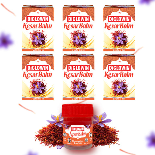 DiCLOWiN Kesar Balm &  Ortho Roll On Combo