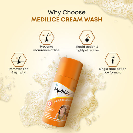 Medilice Lice & Scabies Combo | Anti Lice Lotion 30ml + Medicated Soap 75g | Suitable For All Skin Types of Men & Women | Trusted Brand Since 1998