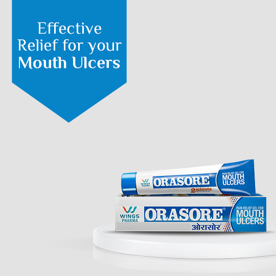 Orasore Mouth Ulcer Gel Treatment (Pack of 3) Contains Active Dental Pain Numbing Power and Clove Oil | Works within 10 seconds for Gum Pain, Tooth Pain and Dental Irritation