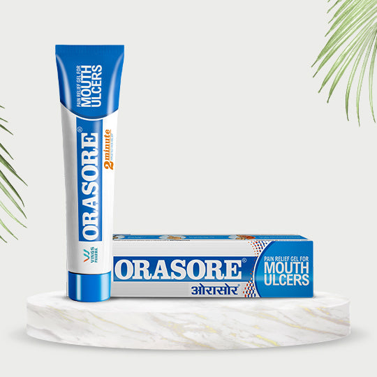 Orasore Mouth Ulcer Gel Treatment (Pack of 3) Contains Active Dental Pain Numbing Power and Clove Oil | Works within 10 seconds for Gum Pain, Tooth Pain and Dental Irritation