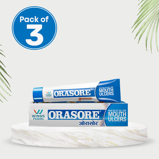 Orasore Mouth Ulcer Gel | Relief from Painful Mouth Ulcers – Health ...