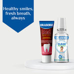 Load image into Gallery viewer, Orasore Red Toothpaste &amp; Mouthwash Duo | 100g Paste with Free Bamboo Toothbrush  | Colorless Clear 250ml Mouthwash | Anti-Sensitivity, Anti-Bacterial, Anti-Oxidant &amp; Anti-Inflammatory | Perfect Teeth Protection
