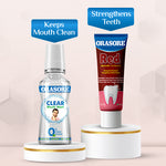 Load image into Gallery viewer, Orasore Red Toothpaste &amp; Mouthwash Duo | 100g Paste with Free Bamboo Toothbrush  | Colorless Clear 250ml Mouthwash | Anti-Sensitivity, Anti-Bacterial, Anti-Oxidant &amp; Anti-Inflammatory | Perfect Teeth Protection
