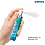 Load image into Gallery viewer, Salt &amp; Neem Mint Freshening Combo | Orasore Salt &amp; Neem Toothpaste 100g with Free Bamboo Toothbrush &amp; Instant Mouth Freshener Spray 15g| Mint Cool Breath Freshener with Zero Calories
