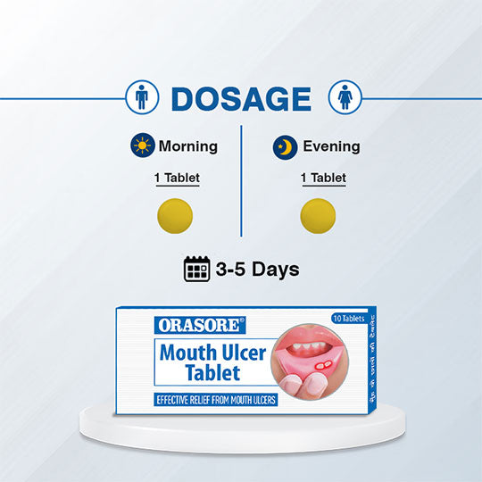 Orasore Mouth Ulcer Tablet | Effective Relief for Mouth Ulcers – Health ...