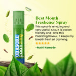 Load image into Gallery viewer, PaanZing Instant Mouth Freshener Spray by Orasore | Paan, Aloe Vera, Pudina, Peppermint, Cinnamon, Clove &amp; Elaichi | Anti Bacterial &amp; Long Lasting, Germ-free Blend(Pack of 2)
