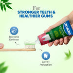 Load image into Gallery viewer, Salt &amp; Neem Mint Freshening Combo | Orasore Salt &amp; Neem Toothpaste 100g with Free Bamboo Toothbrush &amp; Instant Mouth Freshener Spray 15g| Mint Cool Breath Freshener with Zero Calories
