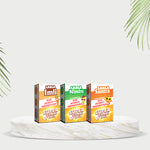 Load image into Gallery viewer, Larla Super 6 Combo Pack | Natural Digestive Powder | Quick Relief from Gas, Acidity &amp; Indigestion | Santra, Nimbu &amp; Imli Each Flavour 6 x 5g Sachets | Tasty &amp; Effective | (Pack of 3)
