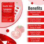 Load image into Gallery viewer, Vitalfit Red Lycopene Lutein Zinc Chromium Softgels | Anti Oxidant Supplement | Supports Cardiac, Bone, Vision &amp; Skin Health | For Men and Women(Pack of 1)
