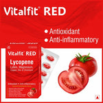 Load image into Gallery viewer, Vitalfit Red Lycopene Lutein Zinc Chromium Softgels | Anti Oxidant Supplement | Supports Cardiac, Bone, Vision &amp; Skin Health | For Men and Women(Pack of 1)
