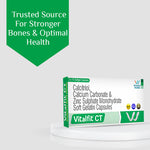 Load image into Gallery viewer, Vitalfit CT Calcium Carbonate Zinc Vitamin D Softgels | Multimineral Support for Cardiac, Bone &amp; Heart Health | For Men and Women
