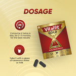Load image into Gallery viewer, Vitalfit Gold Softgels | Multivitamins/Multiminerals Supplement |  (10 Capsules X Pack of 2 = 20 Capsules) - For Men and Women
