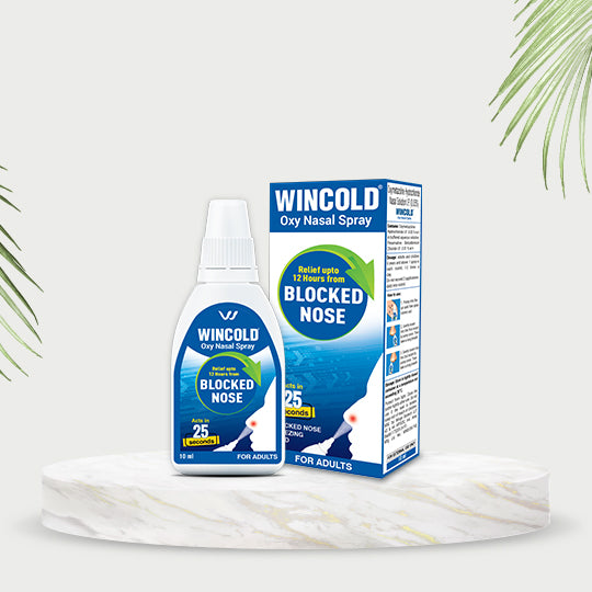 Wincold Oxy Nasal Spray (Pack of 2) | Unblocks Nasal Congestion & Blocked Nose within 25 seconds | Relief lasts upto 12 hours | Sinus Relief