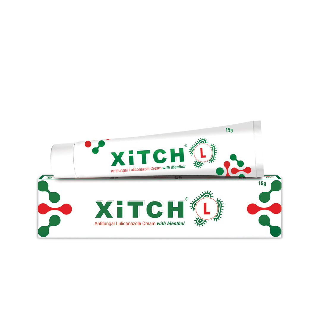 XiTCH L Luliconazole Cream IP 1% w/w | Antifungal Cream with Menthol | 15g | Prescription Medicine | External Use Only