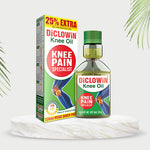 Load image into Gallery viewer, DiCLOWiN Knee Oil (150ml) | 25% Extra | Provides Joint, Knee, Ortho Pain &amp; Arthritis Relief with Deep Penetrating Action for Lasting Comfort &amp; Mobility | Blend of Science &amp; Ayurveda | Unique Bottle, Non-Greasy Oil, Effective, Rich Aroma
