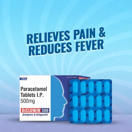 DiCLOWiN 500 Tablet | Best Body Pain Killer Tablet